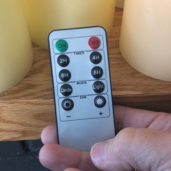 Set of 3 frameless remote controlled candles - Picture 5 of 5